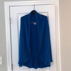 Lilly Pulitzer sweater, cashmere, beautiful blue color in good condition